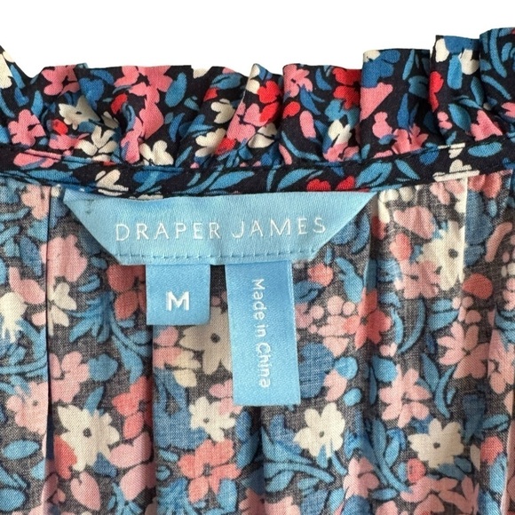 Draper James Martina Popover Dress in Spring Ditsy Floral, Size M - Picture 8 of 10
